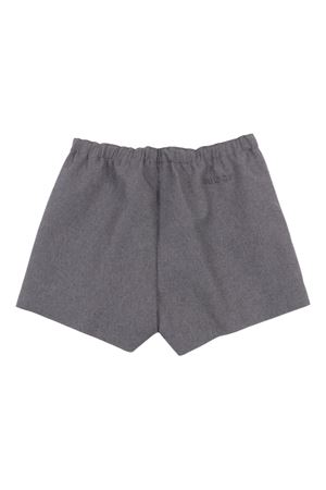 bermuda in cotone grigio GUCCI KIDS | 831841XWA1Z1401